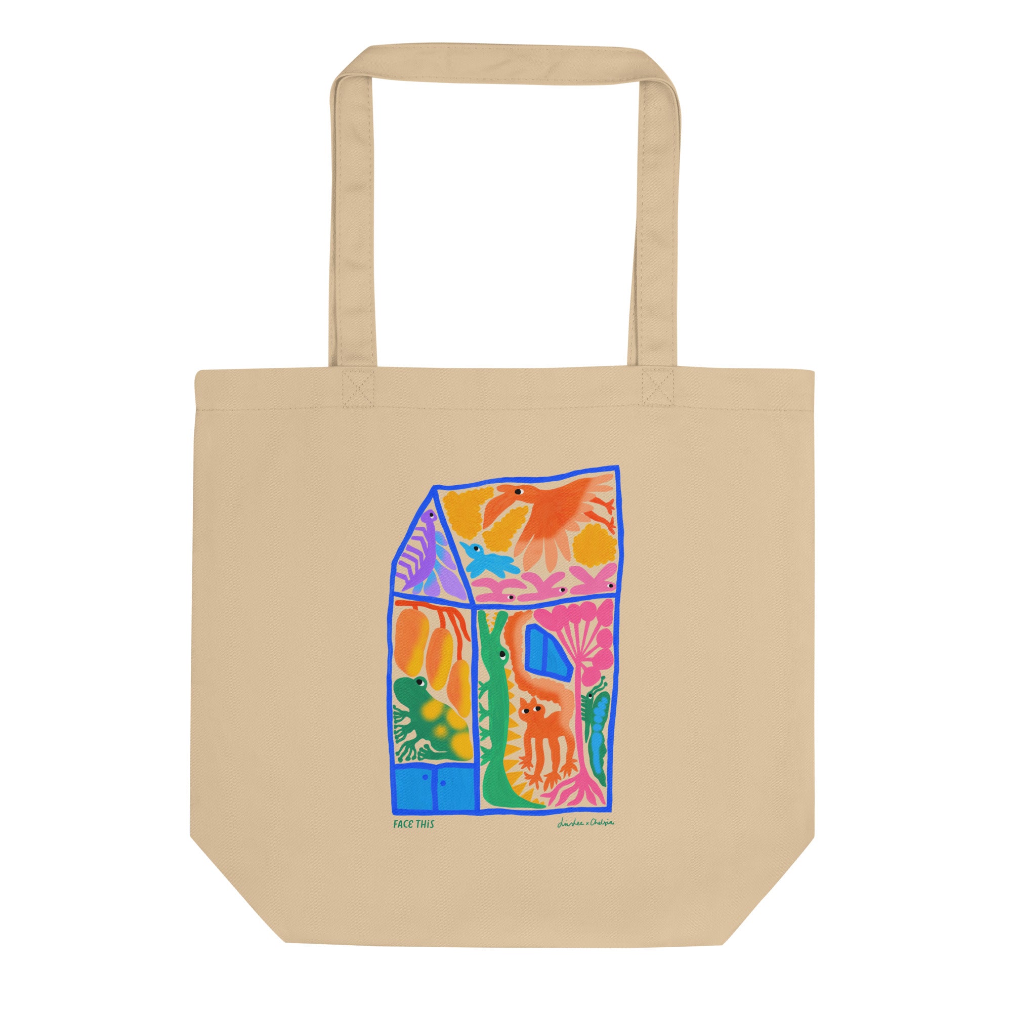 Liv Lee x Chelsia (11) Eco Tote Bag | Face This